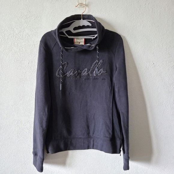 Cavallo Tops - Cavallo Orlinda Navy Blue Sweatshirt